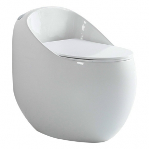 Bồn Cầu Trứng Trắng Tròn BCT12