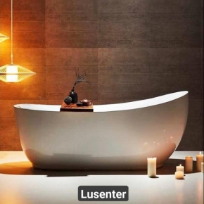 Bồn Oval Cong Trắng - BT26