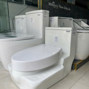 Bồn Cầu Nguyên Khối Châu Âu Trắng BC-B2