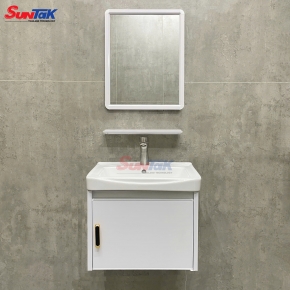 Tủ LaVaBo Trắng Gương Viềng Trắng TLVB-T5 (50*36cm)
