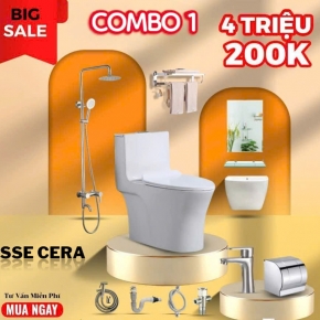 TRỌN BỘ COMBO TBVS SIÊU TIẾT KIỆM 12 MÓN  CB-1