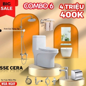 TRỌN BỘ COMBO TBVS SIÊU TIẾT KIỆM 12 MÓN  CB-6
