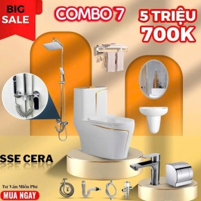 TRỌN BỘ COMBO TBVS SIÊU TIẾT KIỆM 12 MÓN  CB-7