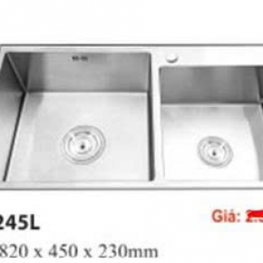Chậu Chén 2 Hộc Inox 304 C-8245L (82*45cm)