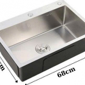 Chậu Rửa Chén 1 hộc Inox 304 CC-C2 (68*45cm)