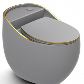 Bồn Cầu Trứng Xám Chỉ Vàng SSE-3006