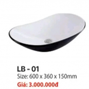 Lavabo Đen Đặt Bàn 01
