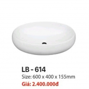 Lavabo Đặt Bàn Ovan 614