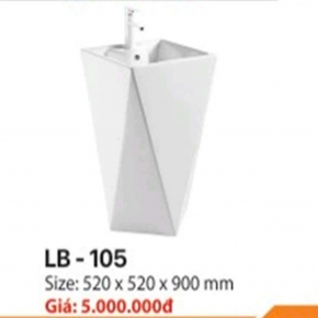 Lavabo Đứng Liền Khối 105