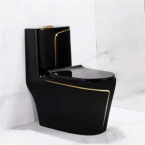 Bồn Cầu Màu Đen Chỉ Vàng SSE-2230