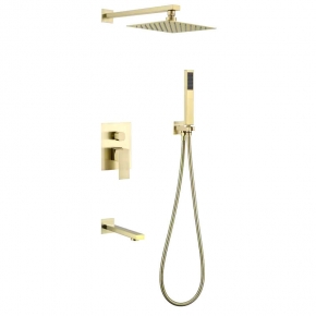 Bộ Sen Tắm Âm Tường Vàng Cao Cấp SSE05