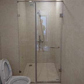 Báo Giá Lắp Đặt Vách Kính Nhà Tắm 135 Độ Theo Kích Thước Yêu Cầu PTK06