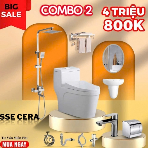 TRỌN BỘ COMBO TBVS SIÊU TIẾT KIỆM 12 MÓN  CB-2