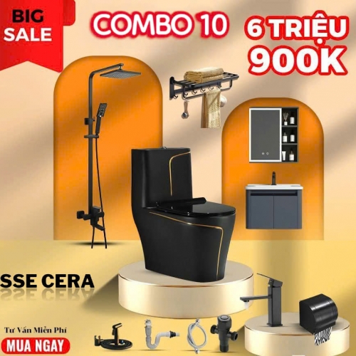 TRỌN BỘ COMBO TBVS SIÊU TIẾT KIỆM 12 MÓN  CB-10