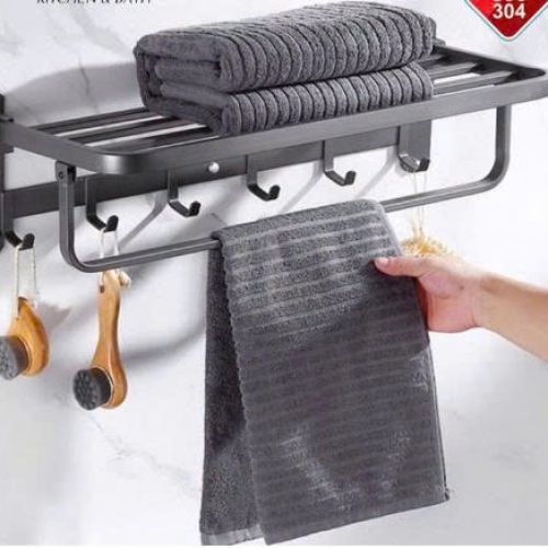 Máng Khăn Sơn Tĩnh Điện Xám MK05