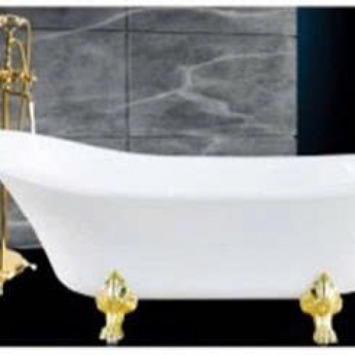 Bồn Tắm Ngồi Chân Rồng Màu Trắng Cân BT03