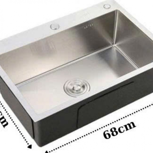 Chậu Rửa Chén 1 hộc Inox 304 CC-C2 (68*45cm)