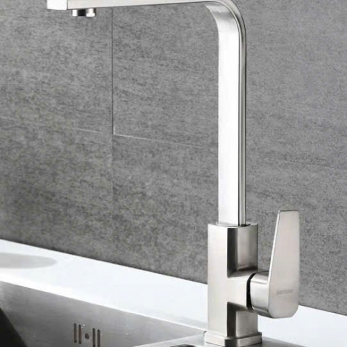 Vòi Rửa Chén Vuông Nóng Lạnh Inox 304 SS06