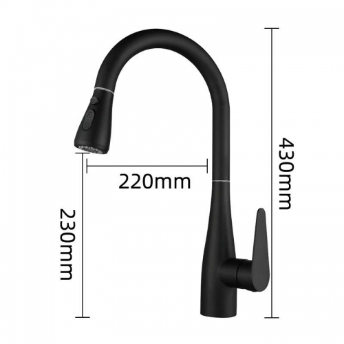 Vòi Rửa Chén Nóng Lạnh Dây Rút Inox 304 SS11