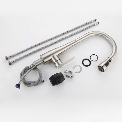Vòi Rửa Chén Nóng Lạnh Dây Rút Inox 304 SS11