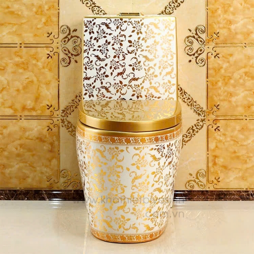 Bồn Cầu Nghệ Thuật Mạ Vàng SSE-3000