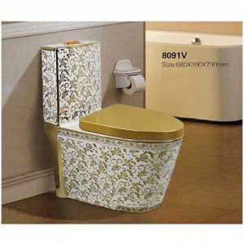 Bồn Cầu Nghệ Thuật Mạ Vàng SSE-3000