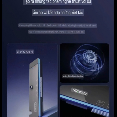 Sen Cây Phím Đàn Có Led Xám Titan Nóng Lạnh SSE12