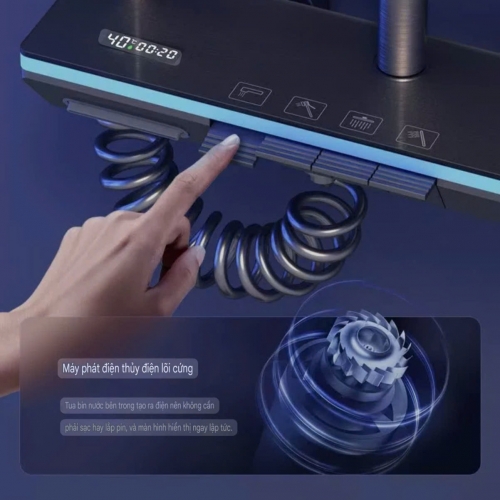 Sen Cây Phím Đàn Có Led Xám Titan Nóng Lạnh SSE12