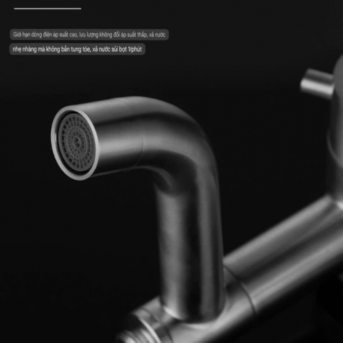 Sen Cây Tắm Tròn Inox 304 Nóng Lạnh SSE09