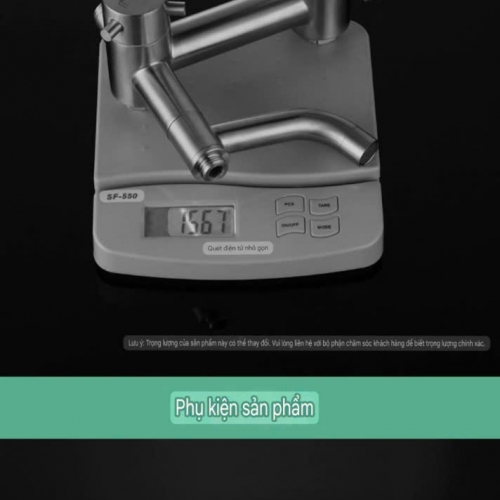 Sen Cây Tắm Tròn Inox 304 Nóng Lạnh SSE09