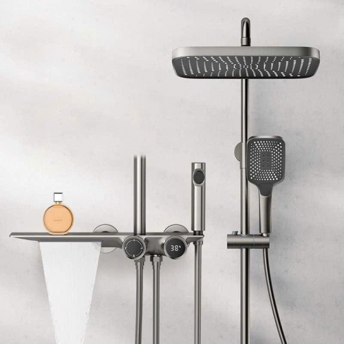 Sen Cây Đồng Thau Phủ Nano Xám Tròn SSE06