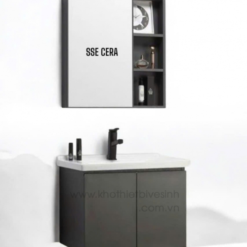 Tủ Lavabo Nhôm Cao Cấp Gương 0304