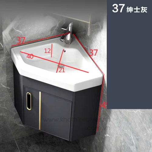 Tủ Lavabo Góc Treo Tường Nhôm 11 – Giải Pháp Tối Ưu Cho Phòng Tắm Nhỏ Gọn