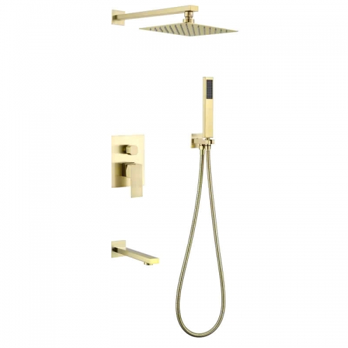 Bộ Sen Tắm Âm Tường Vàng Cao Cấp SSE05