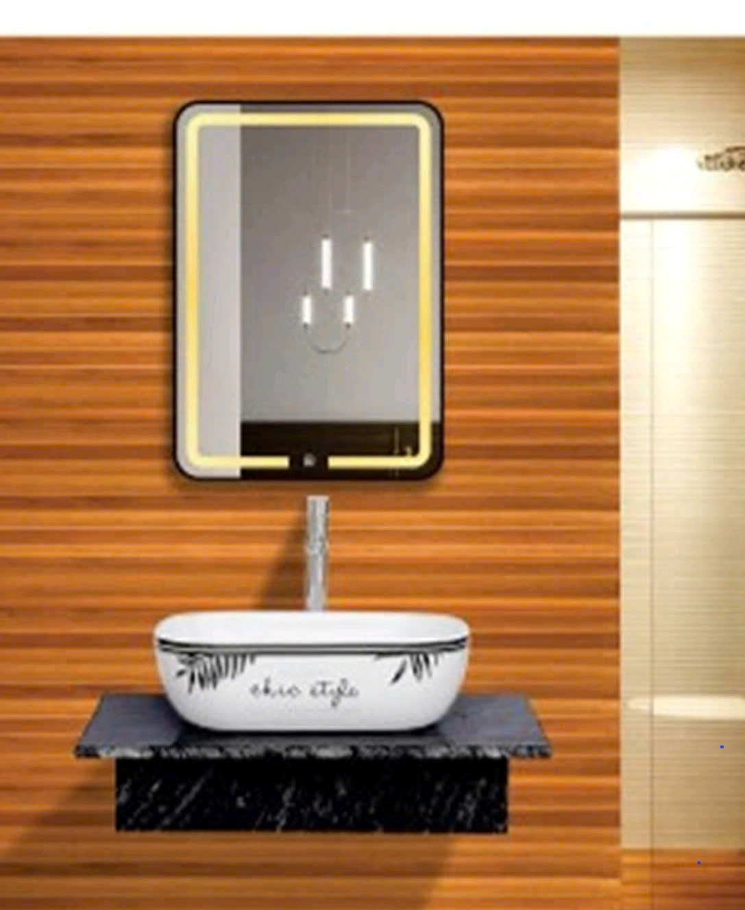 Bàn Đá Lavabo 1 Tầng Treo Tường Cao Cấp BĐ 58K