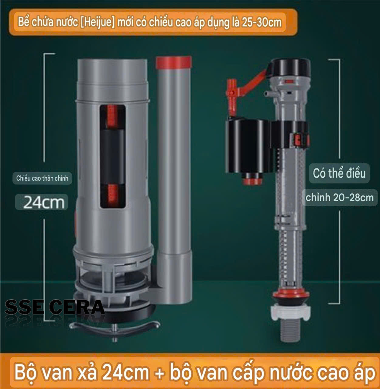 Bộ Xã Bồn Cầu BXBC 02